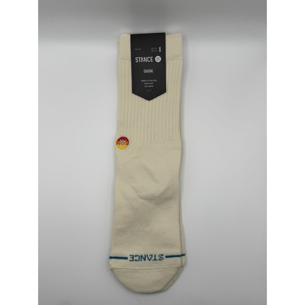 Stance Love Crew Socks White A556A23LOV‎ Mens Small NWT